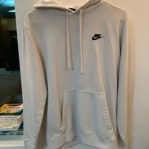 White mens nike sweatshirt size S